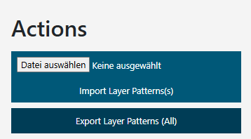 Webpage Layer Patterns Buttons