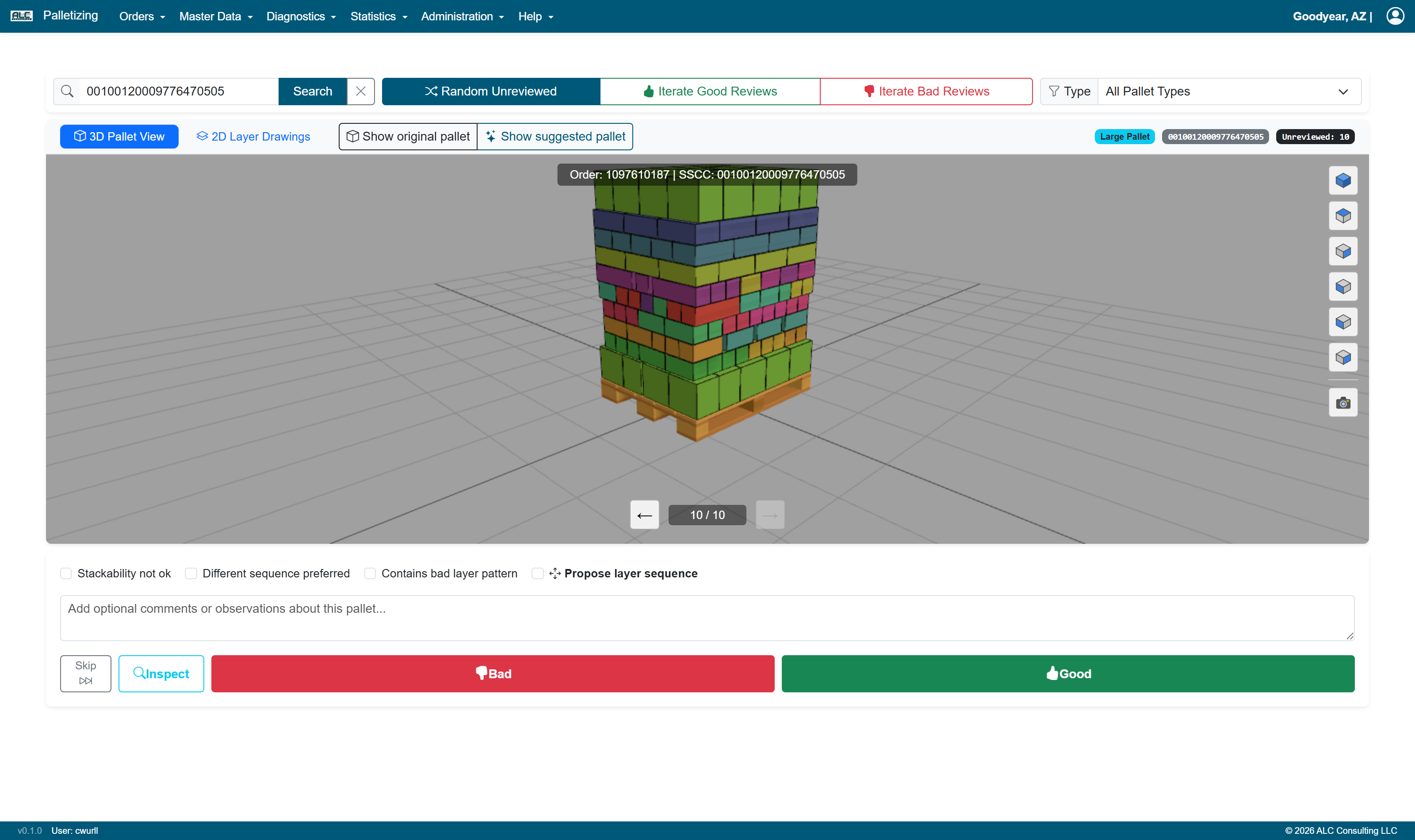 Webpage Pallet Review