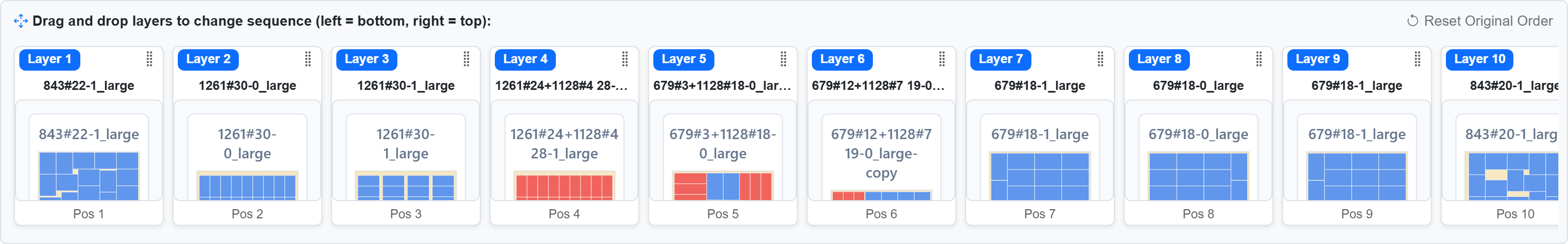Pallet Review Layer Sequence
