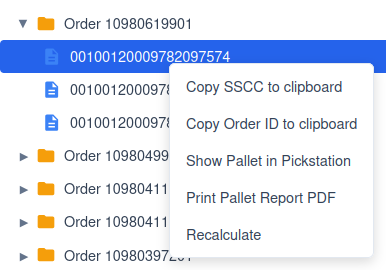 Webpage Palletizing Plans