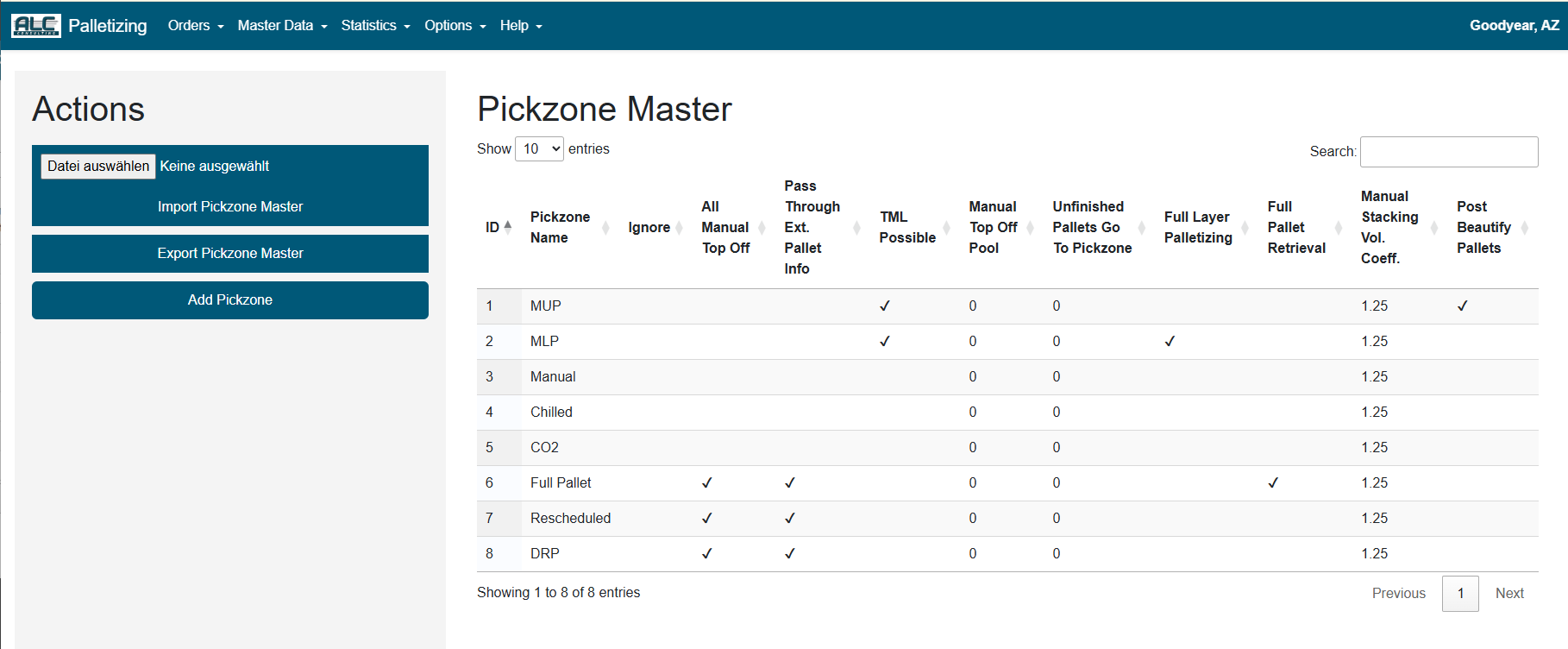 Webpage Pickzone Master